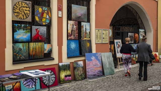 Fot. Wojciech Ochrymiuk [Radio Szczecin] Sztuka opanowała Stargard [WIDEO, ZDJĘCIA]