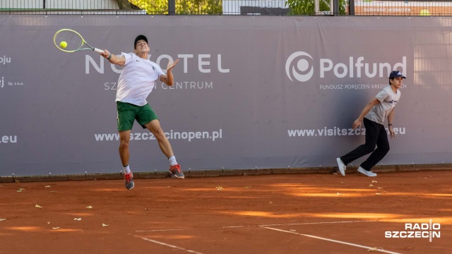 Fot. Robert Stachnik [Radio Szczecin] Porażka Alana Ważnego w Invest in Szczecin Open [WIDEO, ZDJĘCIA]
