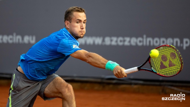 Daniel Michałowski. Fot. Robert Stachnik [Radio Szczecin] Porażka Polaka w Szczecinie w turnieju Invest in Szczecin Open [ZDJĘCIA]