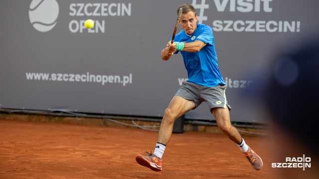 Daniel Michałowski. Fot. Robert Stachnik [Radio Szczecin] Porażka Polaka w Szczecinie w turnieju Invest in Szczecin Open [ZDJĘCIA]
