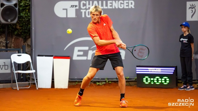 Mateusz Lange. Fot. Robert Stachnik [Radio Szczecin] Invest in Szczecin Open bez Polaków w singlu [ZDJĘCIA]