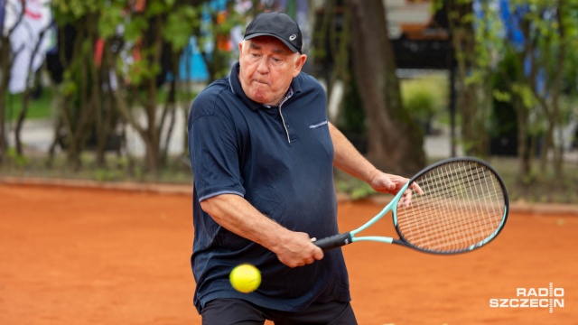 Leszek Malinowski. Fot. Robert Stachnik [Radio Szczecin] Dudziak, Strasburger, Milowicz, czyli Tenisowy Turniej Artystów na szczecińskich kortach [WIDEO, ZDJĘCIA]