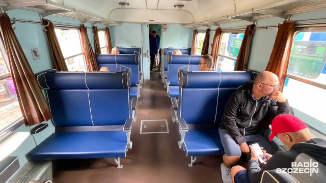 Fot. Robert Stachnik [Radio Szczecin] Zwiedzanie pociągów, przejażdżki - lokomotywownia obchodzi 65-lecie [WIDEO, ZDJĘCIA]