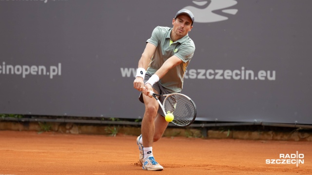 Geoffrey Blancaneaux - Thiago Agustin Tirante. Fot. Robert Stachnik [Radio Szczecin] Argentyńsko-hiszpański finał w Szczecinie [ZDJĘCIA]