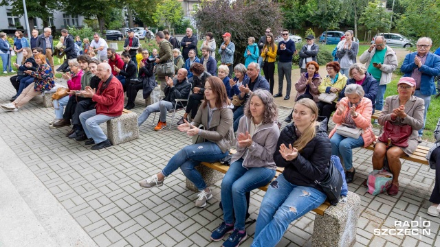 Fot. Robert Stachnik [Radio Szczecin] Szczecińscy filharmonicy koncertowali pod gołym niebem [WIDEO, ZDJĘCIA]