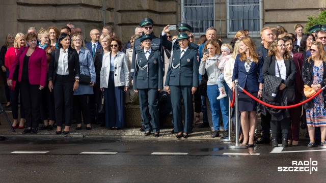 Fot. Robert Stachnik [Radio Szczecin] Ćwiczenia i odznaczenia, czyli szczecińska skarbówka świętuje [WIDEO, ZDJĘCIA]