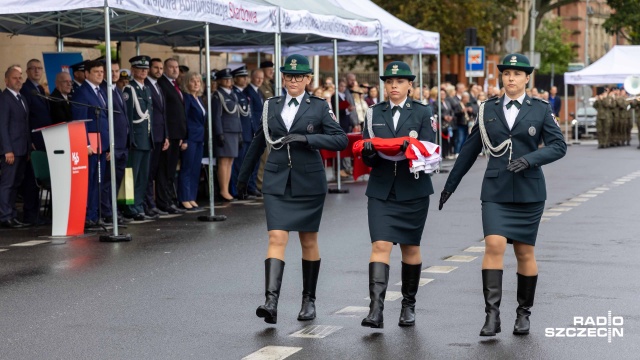Fot. Robert Stachnik [Radio Szczecin] Ćwiczenia i odznaczenia, czyli szczecińska skarbówka świętuje [WIDEO, ZDJĘCIA]
