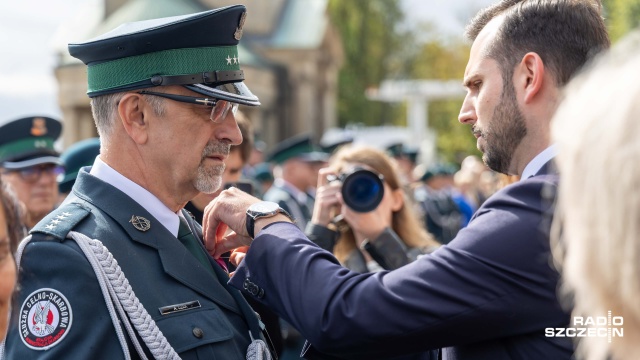 Fot. Robert Stachnik [Radio Szczecin] Ćwiczenia i odznaczenia, czyli szczecińska skarbówka świętuje [WIDEO, ZDJĘCIA]