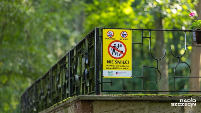 Fot. Robert Stachnik [Radio Szczecin] Zebrali worki pełne śmieci - szczecińscy licealiści wzięli udział w Akcji Sprzątania Świata [WIDEO, ZDJĘCIA]