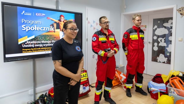Fot. Robert Stachnik [Radio Szczecin] Szczecińskie przedszkolaki uczyły się bezpiecznych zachowań [ZDJĘCIA]