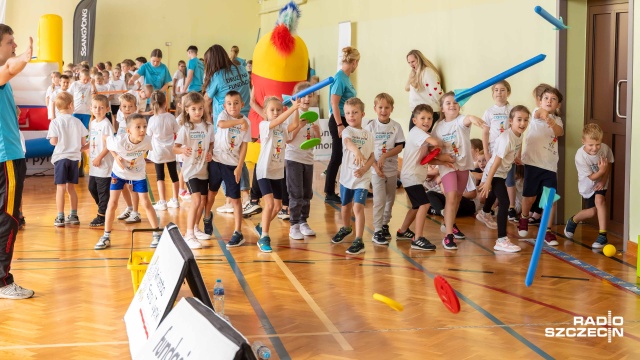 Fot. Robert Stachnik [Radio Szczecin] Pyrek: chodzi o tę euforię przy uprawianiu sportu przez dzieci [WIDEO, ZDJĘCIA]
