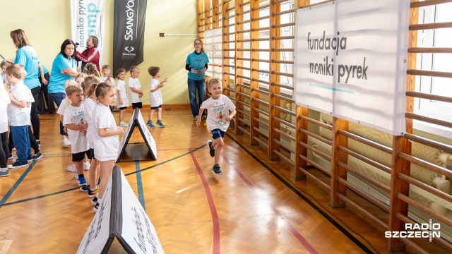 Fot. Robert Stachnik [Radio Szczecin] Pyrek: chodzi o tę euforię przy uprawianiu sportu przez dzieci [WIDEO, ZDJĘCIA]