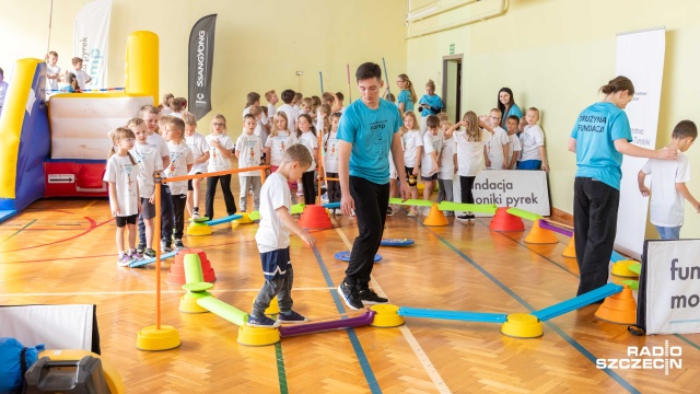 Fot. Robert Stachnik [Radio Szczecin] Pyrek: chodzi o tę euforię przy uprawianiu sportu przez dzieci [WIDEO, ZDJĘCIA]