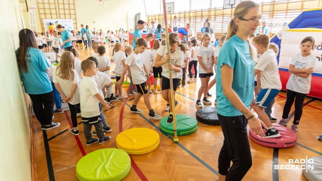Fot. Robert Stachnik [Radio Szczecin] Pyrek: chodzi o tę euforię przy uprawianiu sportu przez dzieci [WIDEO, ZDJĘCIA]