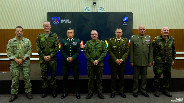 Fot. Wojciech Ochrymiuk [Radio Szczecin] Korpus NATO i Litwa pogłębiają integrację [WIDEO, ZDJĘCIA]