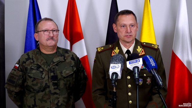 Fot. Wojciech Ochrymiuk [Radio Szczecin] Korpus NATO i Litwa pogłębiają integrację [WIDEO, ZDJĘCIA]