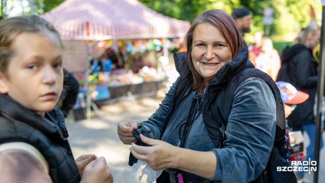 Fot. Robert Stachnik [Radio Szczecin] Piknik i sprzątanie Puszczy Bukowej. Nurkowie w Szmaragdowym [WIDEO, ZDJĘCIA]