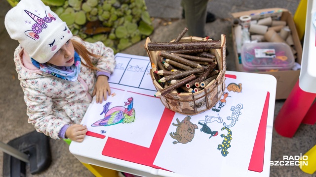 Fot. Robert Stachnik [Radio Szczecin] Piknik i sprzątanie Puszczy Bukowej. Nurkowie w Szmaragdowym [WIDEO, ZDJĘCIA]