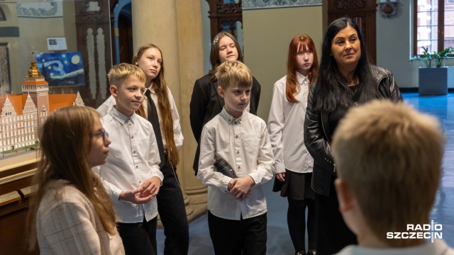 Fot. Robert Stachnik [Radio Szczecin] Mali artyści namalowali van Gogha po swojemu [ZDJĘCIA]