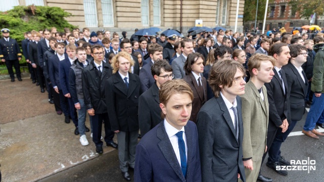 Fot. Robert Stachnik [Radio Szczecin] "Dbać o godność studenta i dobre imię politechniki. Godnie reprezentować swój kraj" [WIDEO, ZDJĘCIA]