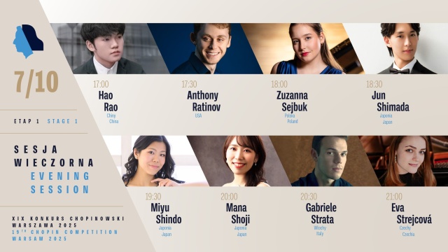 Materiały prasowe Narodowego Instytutu Fryderyka Chopina w Warszawie Zuzanna Sejbuk ze Szczecina wieczorem zagra na Konkursie Chopinowskim