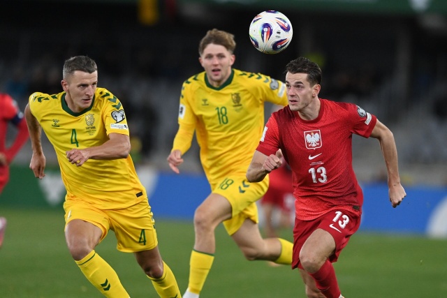 Fot. PAP/Piotr Nowak El. MŚ: Ważne wyjazdowe zwycięstwo Polski z Litwą [ZDJĘCIA]