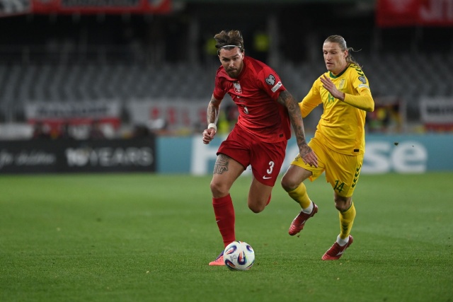 Fot. PAP/Piotr Nowak El. MŚ: Ważne wyjazdowe zwycięstwo Polski z Litwą [ZDJĘCIA]