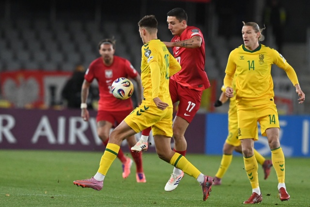 Fot. PAP/Piotr Nowak El. MŚ: Ważne wyjazdowe zwycięstwo Polski z Litwą [ZDJĘCIA]