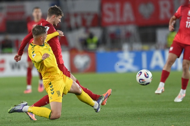 Fot. PAP/Piotr Nowak El. MŚ: Ważne wyjazdowe zwycięstwo Polski z Litwą [ZDJĘCIA]