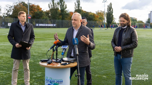 Fot. Robert Stachnik [Radio Szczecin] Miliony na program "Moja dzielnica - moje boisko" [ZDJĘCIA]