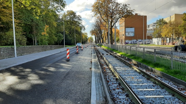 Fot. Tramwaje Szczecińskie Fragment al. Powstańców Wielkopolskich otwarty dla kierowców [ZDJĘCIA]
