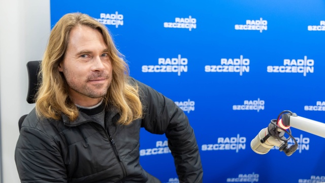 Kasper Bajon. Fot. Robert Stachnik [Radio Szczecin] Heweliusz to wielka produkcja o naszej wielkiej katastrofie. "Walczyliśmy z żywiołami" [WIDEO, ZDJĘCIA]