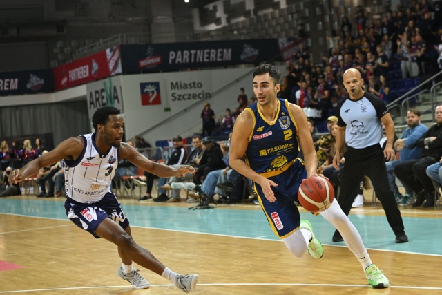 Fot. PAP/Marcin Bielecki Efektowne zwycięstwo Wilków Morskich. Roach trafiał nawet z połowy [ZDJĘCIA]