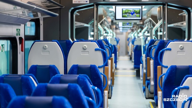 Fot. Robert Stachnik [Radio Szczecin] Nowe pociągi we flocie Pomorza Zachodniego [WIDEO, ZDJĘCIA]