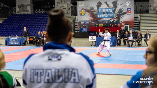Fot. Robert Stachnik [Radio Szczecin] W Szczecinie trwają ME w karate. Medal dla zawodniczki z Bushikanu [WIDEO, ZDJĘCIA]