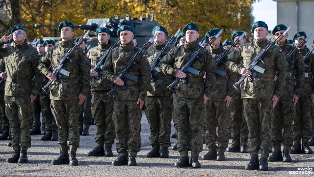 Fot. Kamila Kozioł [Radio Szczecin] "Chciałem być oddany krajowi". Żołnierze złożyli przysięgę w Szczecinie [ZDJĘCIA]