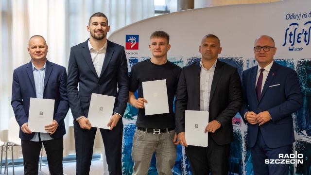 Fot. Robert Stachnik [Radio Szczecin] Najlepsi szczecińscy sportowcy wyróżnieni przez Prezydenta Szczecina [ZDJĘCIA]