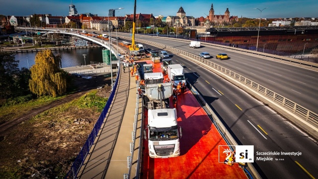 Fot. Szczecińskie Inwestycje Miejskie Zmiany w organizacji ruchu na modernizowanej Trasie Zamkowej [ZDJĘCIA]