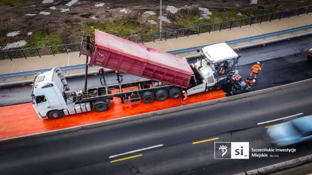 Fot. Szczecińskie Inwestycje Miejskie Zmiany w organizacji ruchu na modernizowanej Trasie Zamkowej [ZDJĘCIA]