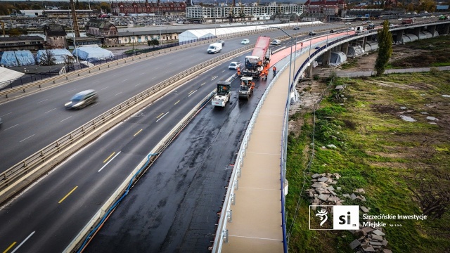Fot. Szczecińskie Inwestycje Miejskie Zmiany w organizacji ruchu na modernizowanej Trasie Zamkowej [ZDJĘCIA]
