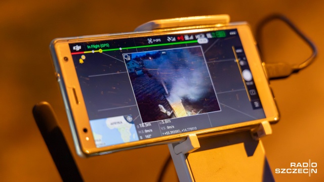 Fot. Robert Stachnik [Radio Szczecin] Dron antysmogowy ustali czym palisz w piecu [WIDEO, ZDJĘCIA]