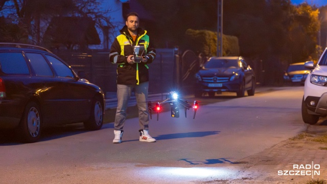 Fot. Robert Stachnik [Radio Szczecin] Dron antysmogowy ustali czym palisz w piecu [WIDEO, ZDJĘCIA]