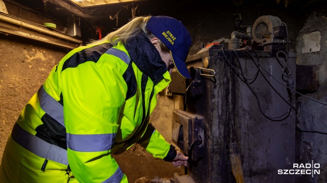 Fot. Robert Stachnik [Radio Szczecin] Dron antysmogowy ustali czym palisz w piecu [WIDEO, ZDJĘCIA]