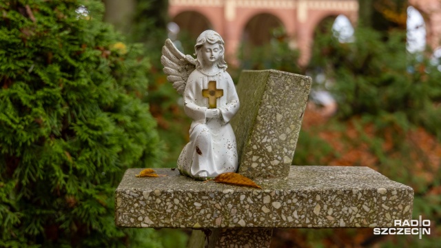 Fot. Robert Stachnik [Radio Szczecin] Zaduszki na Cmentarzu Centralnym. "Przyszliśmy szukać wspomnień"[ZDJĘCIA]