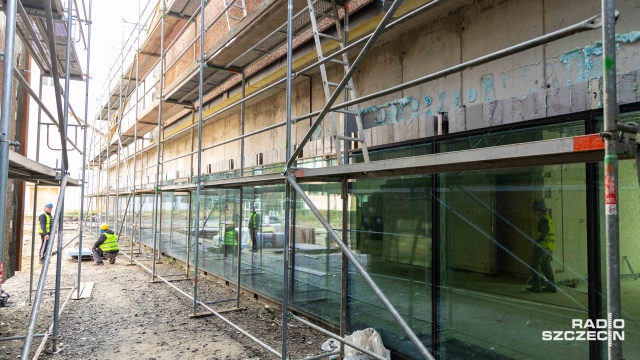 Fot. Robert Stachnik [Radio Szczecin] Mediateka z kolejnym opóźnieniem [ZDJĘCIA]