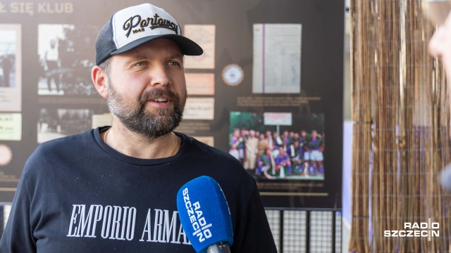 Fot. Robert Stachnik [Radio Szczecin] Kibice zadowoleni z losowania Pogoni w Pucharze Polski [WIDEO, ZDJĘCIA]