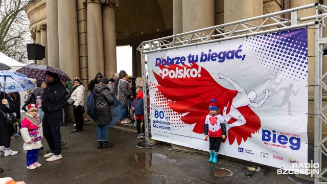 Fot. Robert Stachnik [Radio Szczecin] Szczecinianie pobiegli dla niepodległej Polski [WIDEO, ZDJĘCIA]