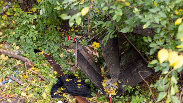 Fot. Robert Stachnik [Radio Szczecin] Bałagan przy placu Kościuszki - magistrat ma zrobić porządek [WIDEO, ZDJĘCIA]