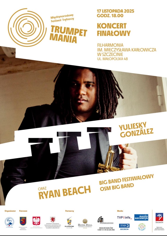 Materiały prasowe Ogólnokształcącej Szkoły Muzycznej I stopnia im. prof. Marka Jasińskiego w Szczecinie Rozpoczyna się II Międzynarodowy Festiwal Trumpet Mania 2025 [ZDJĘCIA]