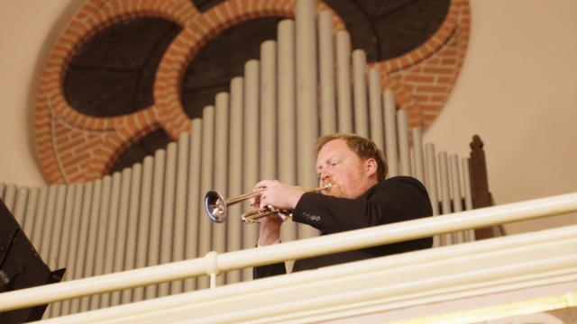 Ryan Beach – trębacz. Fot. Łukasz Nyks Ruszyła Międzynarodowa Trumpet Mania [ZDJĘCIA]